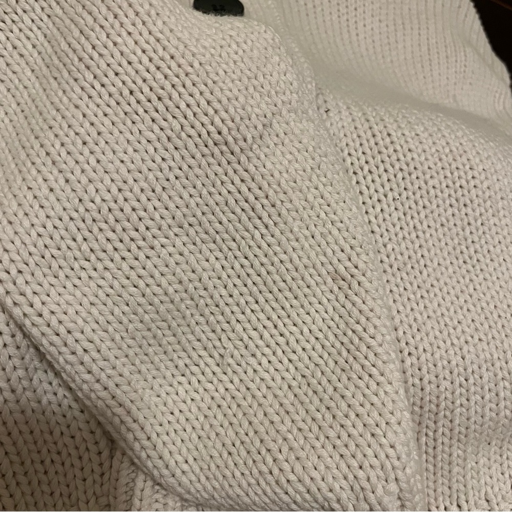 Bassike Oversized Polo Neck Knit Sweater - Picture 8 of 8